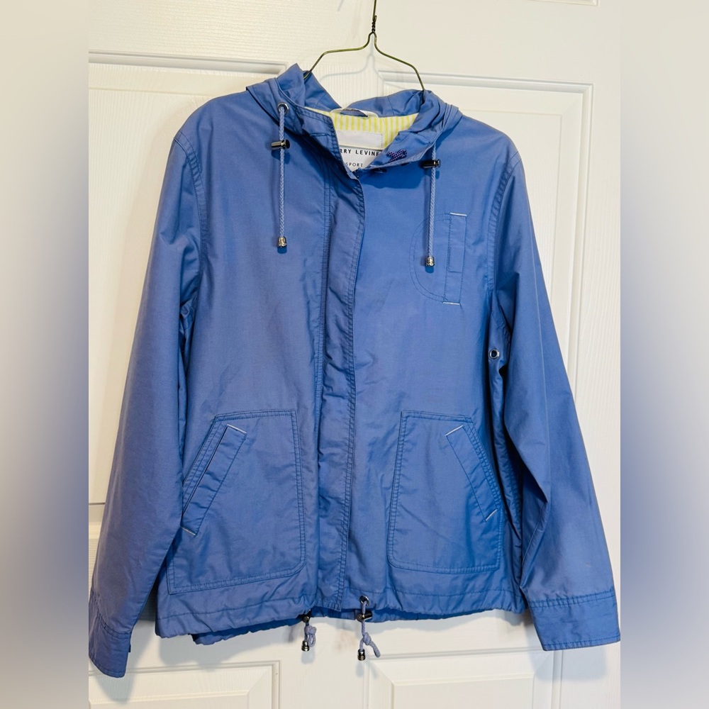 Larry Levine Blue Utility Jacket